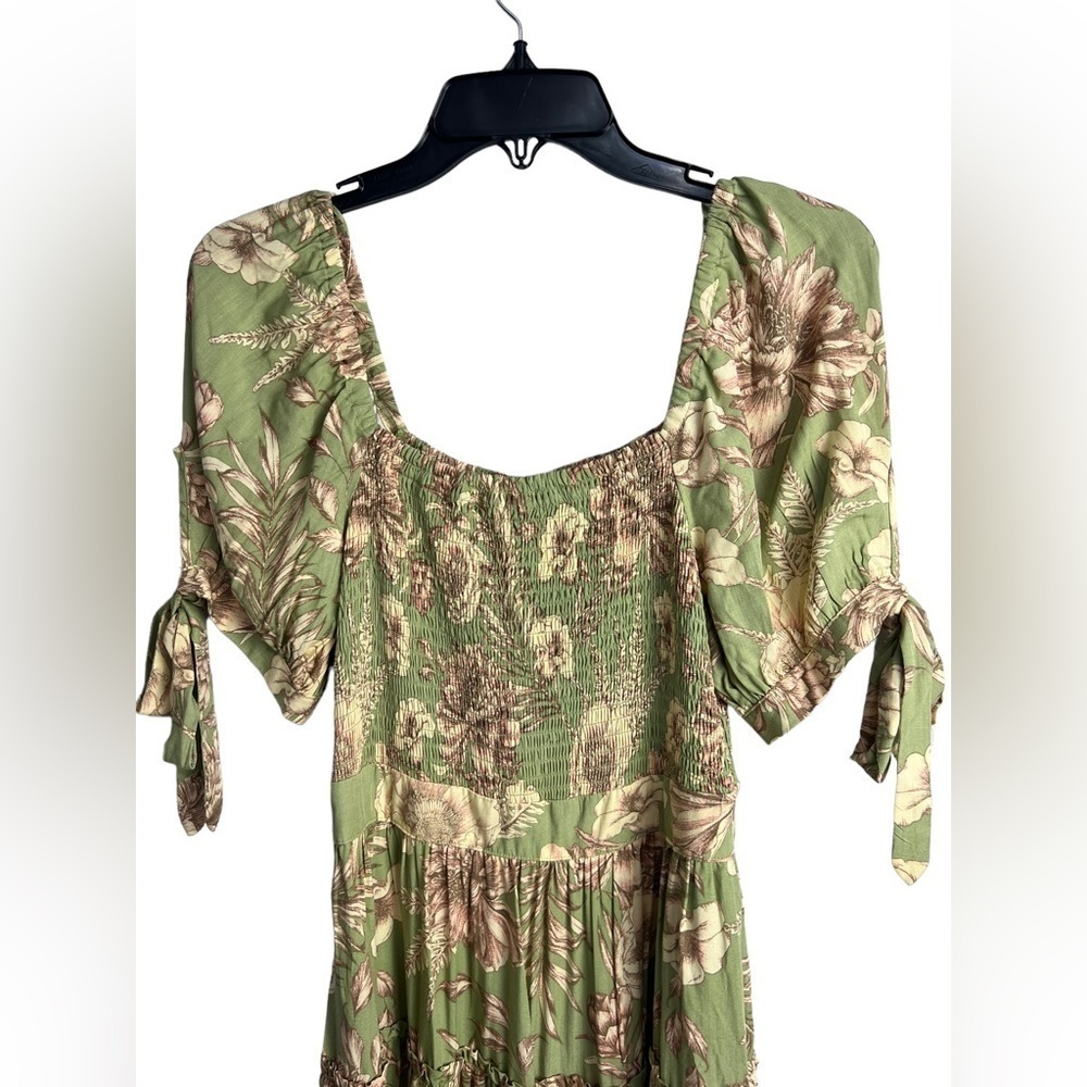 Agua Bendita X Target Green Floral Dress XS NWT - Picture 6 of 11
